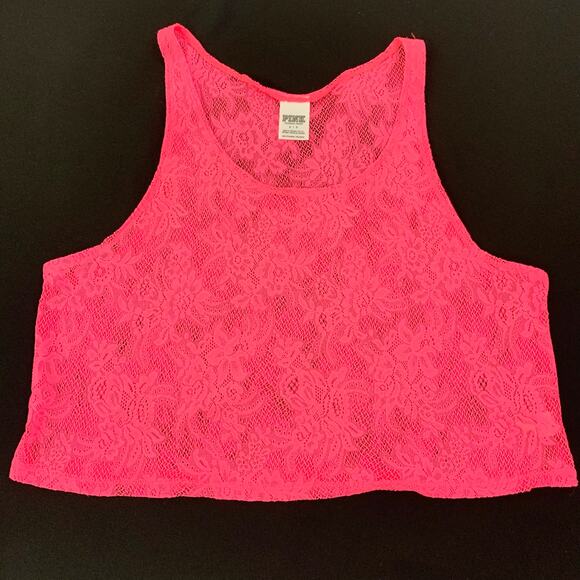 Lot of 2- Pink Victorias Secret - Free People Movement Womens Crop Tops XS Small - Picture 4 of 14